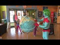 Environmentalist Superhero Captain Planet Visits Kids At Discovery Center