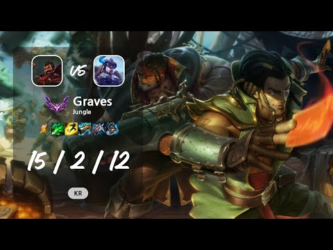 Graves Jungle vs Sejuani - KR Master Patch 13.8