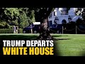 US President Donald Trump Departs White House After Announcing India Pakistan Agreement
