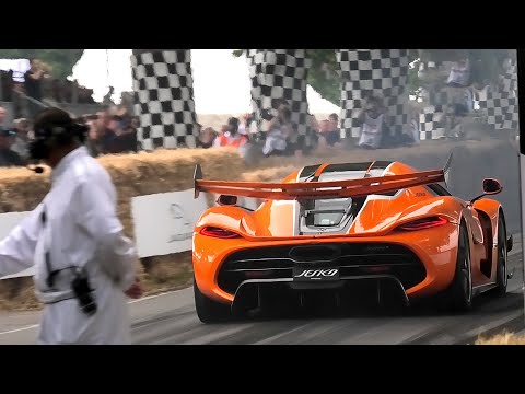 Goodwood Festival of Speed 2022 Best of SUPERCARS: LAUNCHES, POWERSLIDES ,BURNOUTS, ACCELERATIONS
