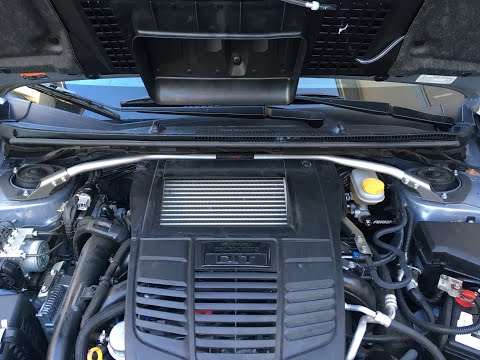 STi JDM Flexible Tower Brace Install Tips and Review 2017 Subaru WRX