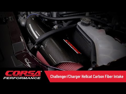 CORSA® Performance 2017-2022 Dodge Challenger / Charger Hellcat SRT 6.2L Carbon Fiber Air Intake