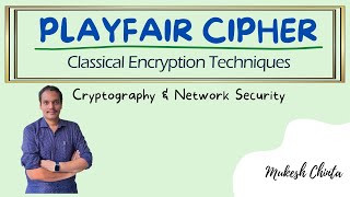 Playfair Cipher Explained | Step-by-Step Encryption & Decryption Tutorial with Examples-Substitution