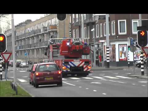 PRIO 1 AL31-1 naar gebouwbrand in Rotterdam