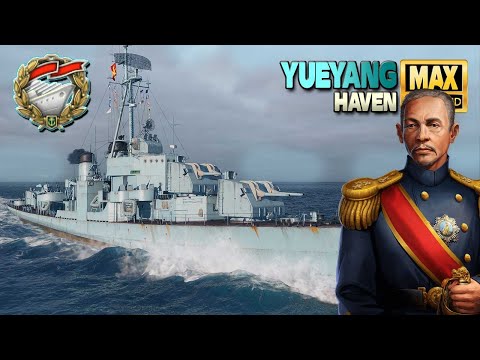 Destroyer Yueyang: Excellent "Solo Warrior" medal - World of Warships