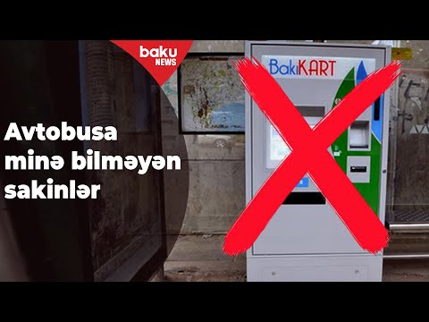 Marşrut xəttində ödəniş problemi - Baku TV