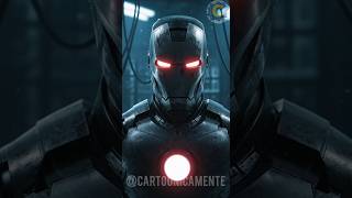Homem Aranha encontrou uma ARMADURA SECRETA do Homem de Ferro! 😱 #spiderman #shorts #ia #ironman