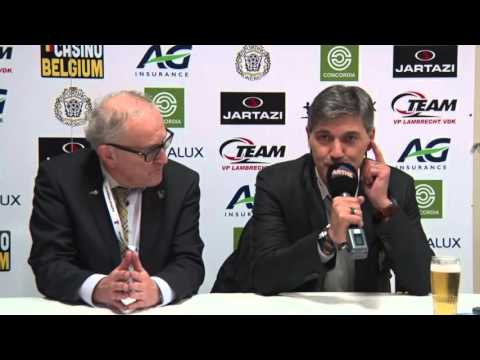 Persbabbel met Felice Mazzu na KSC Lokeren - Charleroi 1-0