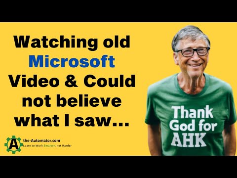 I never expected to see this in a Microsoft Video by Bill Gates