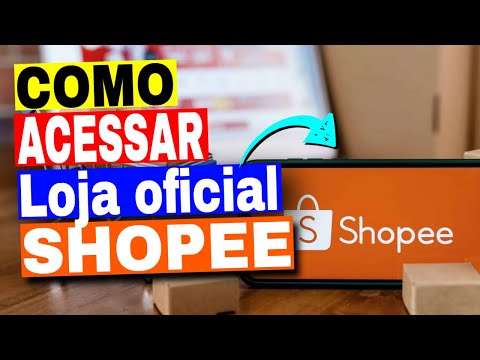 Como acessar a loja oficial da shopee pelo Celular
