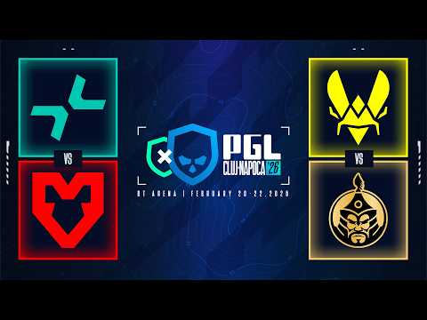 PGL Cluj-Napoca 2026 - POLUFINALE - MOUZ vs PARIVISION | Vitality vs The MongolZ
