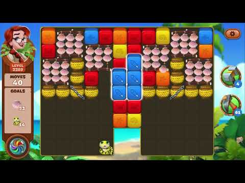 Lost Island Blast Adventure Level 2389 NO BOOSTERS - A S GAMING ✔️