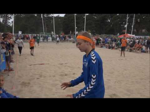 Åhus Beachhandboll 2016 P01 Klassen, IFK Kristianstad P02  vs Eksjö BK, 13-10,