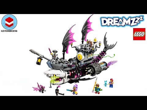 Vidéo LEGO Dreamzzz 71469 : Le vaisseau requin des cauchemars