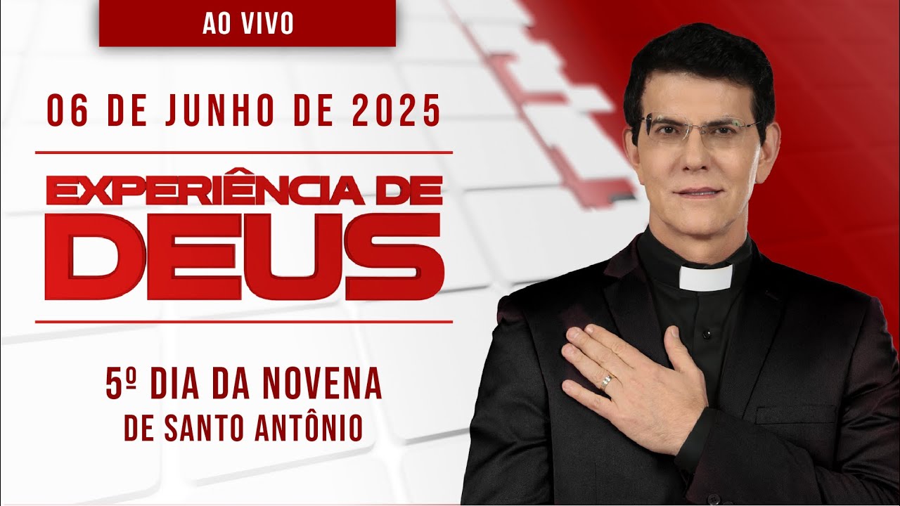 EXPERIÊNCIA DE DEUS | 06/06/25 | 5º DIA DA NOVENA DE SANTO ANTÔNIO | @PadreManzottiOficial