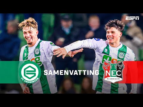🔥 SNELLE openingstreffer & ROOD voor FC Groningen 🟥 | Samenvatting FC Groningen - N.E.C.