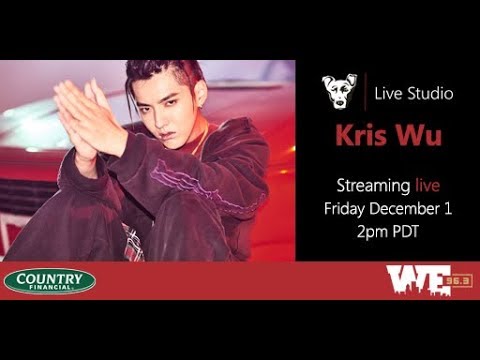 Kris Wu in the WE Live Studio