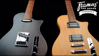 Video thumbnail for Framus Pro Series Teambuilt - Blank T & H - Red Alder Body by Framus & Warwick