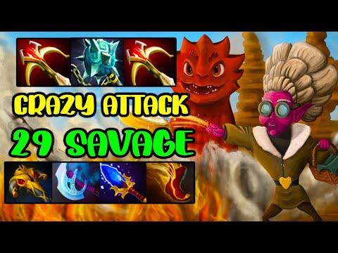 CRAZY MULTISHOT - INTENSE 29SAVGE - INSANE CARRY SNAP FIRE - BEST TEAM FIGHT - DOTA 2 GAMEPLAY