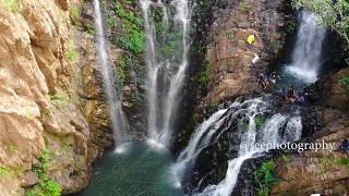 preview picture of video 'GUDGUDA waterfall DRONE VIEW,Picnic spot Near Bargarh,sambalpur & Jharsuguda (ODISHA)tourist place'