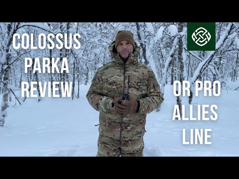 OR Pro Allies Range Review - Colossus Parka Overview - Ascent Shell Technology for Winter Deployment