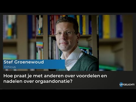 Uitgelicht! 19 mei 2021 (2) - Stef Groenewoud over bespreken van orgaandonatie in de kerk