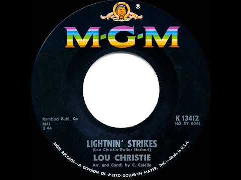 1966 HITS ARCHIVE: Lightnin’ Strikes - Lou Christie (a #1 record--mono 45)