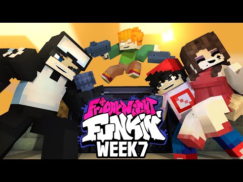 Batman4014 - Tankman Battle [ Full part ] - Minecraft Friday night funkin Animation