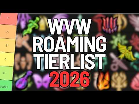 Guild Wars 2 WvW Roaming Tierlist - BEST CLASS & BUILDS FOR ALL SPECS (2026)