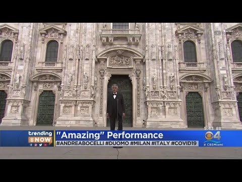 Trending Now: 'Amazing' Performance By Andrea Bocelli
