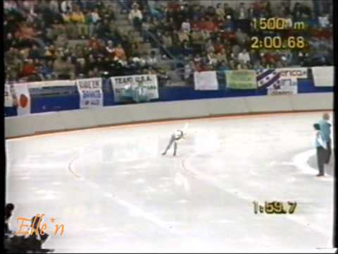 Winter Olympic Games Calgary 1988 - 1500 m Kerla - Côté