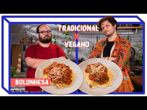 MACARRÃO À BOLONHESA | Tradicional x Vegano | Ribas e Will Inácio