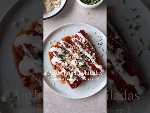 Authentic Red Enchiladas