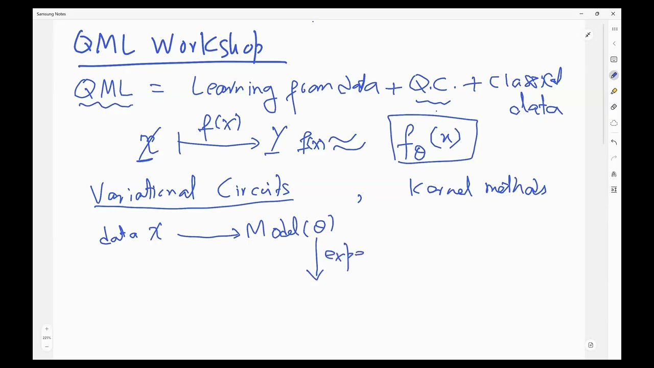 Day1-Lecture: What are the Basic Quantum Machine Learning Models?