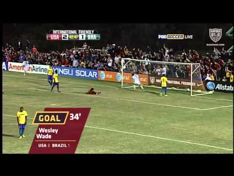 U-17 MNT vs. Brazil: Wesley Wade Goal - Dec. 4, 2011