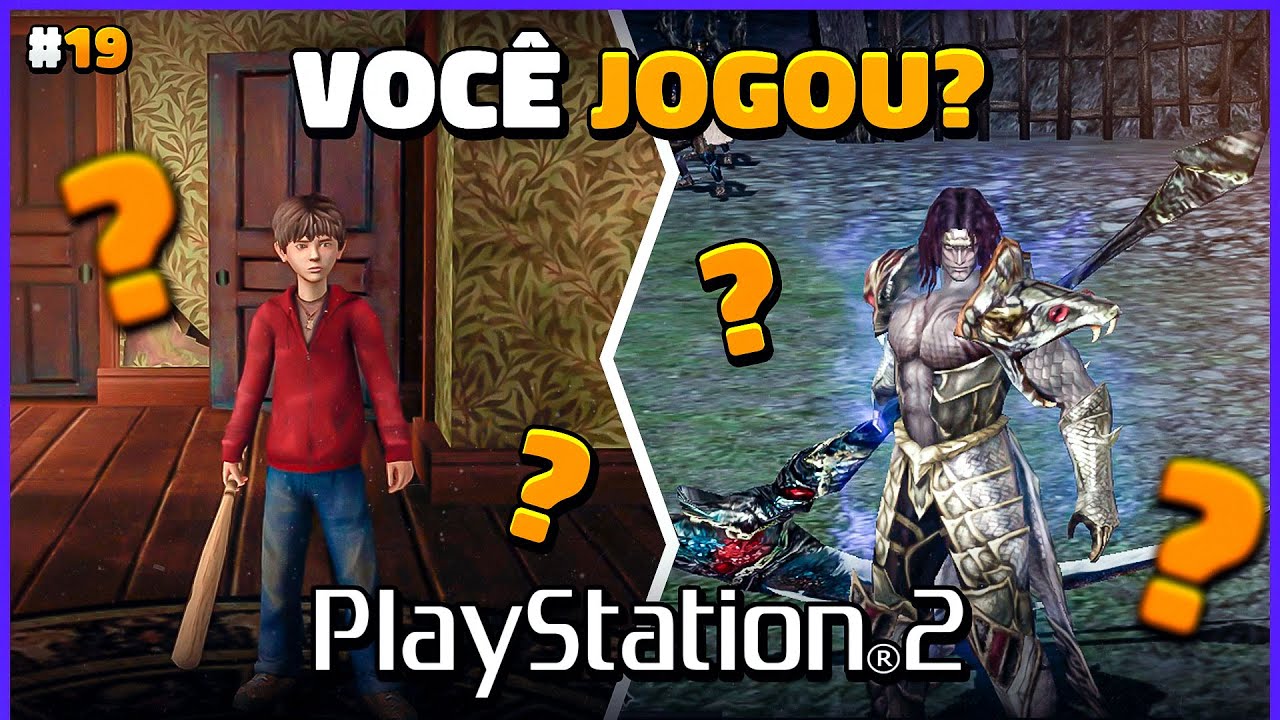 VOCÊ JOGOU? JOGOS DESCONHECIDOS de PS2 que VOCÊ PRECISA JOGAR!