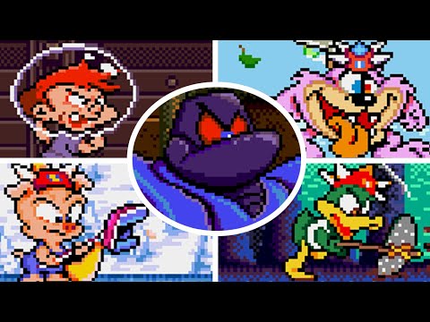 Tiny Toon Adventures: Buster's Hidden Treasure - All Bosses
