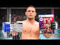 Nate Diaz In Every UFC Game MAX DIFFICULTY