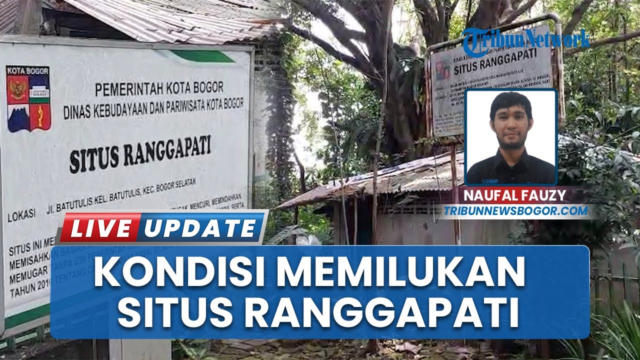 Penampakan memilukan situs Ranggapati Bogor, pengunjung dibuat was-was