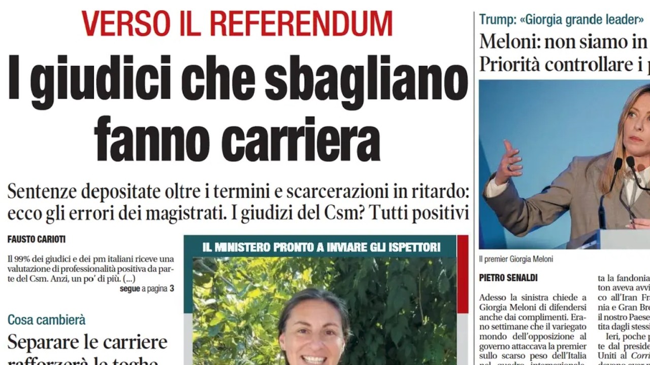 RASSEGNA STAMPA 9 MARZO 2026. QUOTIDIANI NAZIONALI ITALIANI  PRIME PAGINE DEI GIORNALI DI OGGI