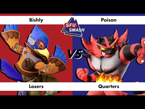 SFU Tuesdays #23 - KMS | Bishly (Falco) vs Poison (Incineroar, Fox) - Losers Semis