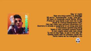 Boogie nights testo Rkomi ft Ghali