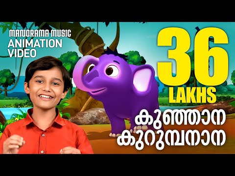 Kunjaana Kurumbanaana | Animation Song Video |Sreedev Pradeep| Rajeev Alunkal | Mineesh Thambaan