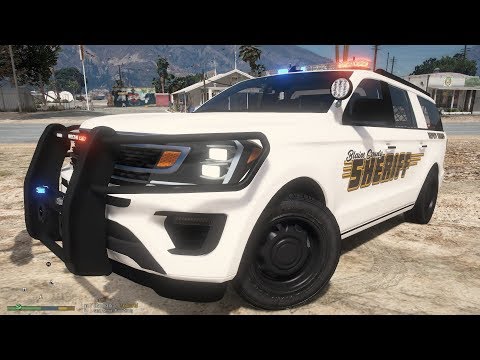 GTA 5 Live PD - Blaine County Sheriff - Ford Expedition (LSPDFR) NVE