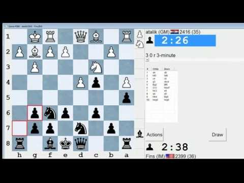 Blitz Chess #193: GM Atalik vs. IM Bartholomew (Slav Defense)
