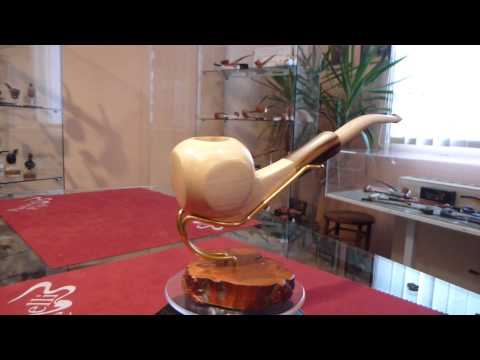 Pipa in limone half bent panel - www.paronellipipe.it