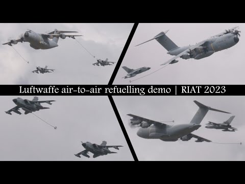 Luftwaffe Air-to-Air Refuelling Demo | RIAT 2023