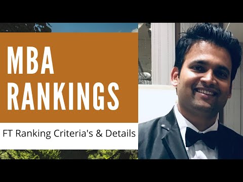 MBA Rankings | How to understand MBA rankings | Financial Times MBA Rankings Break-up