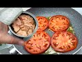 Do you have canned tomatoes and tuna at home?😋2 Easy, quick and very tasty recipes # 162