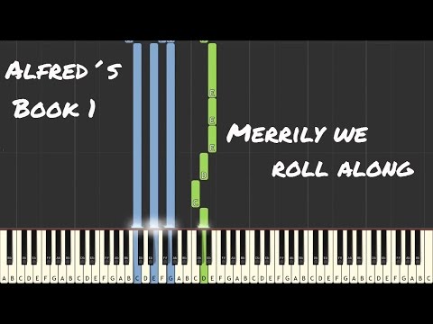 Merrily we roll along - Alfred´s Basic Adult All in One Piano Course - Book 1 - p. 35